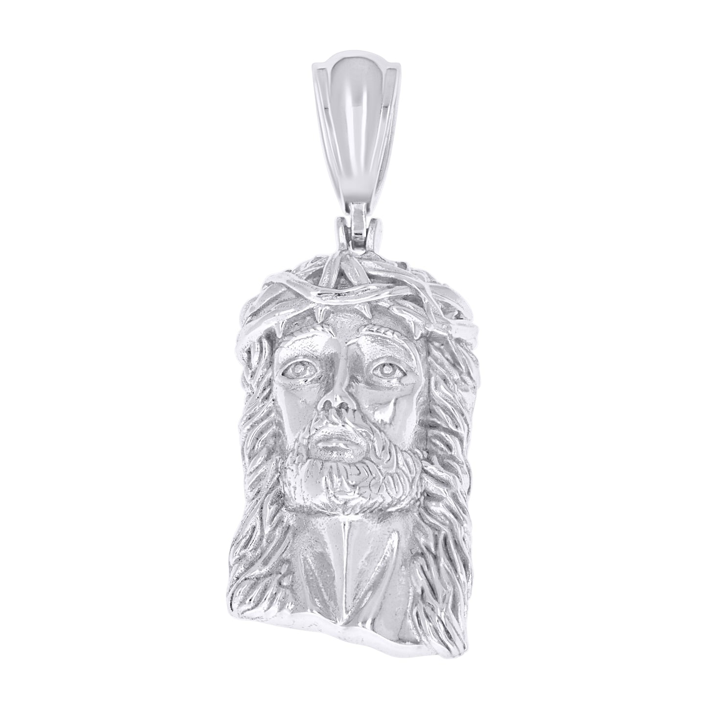 Sterling Silver Men Jesus Religious Charm Pendant – Elegant Jewelry Gift for Birthday, Anniversary, Engagement, Wedding