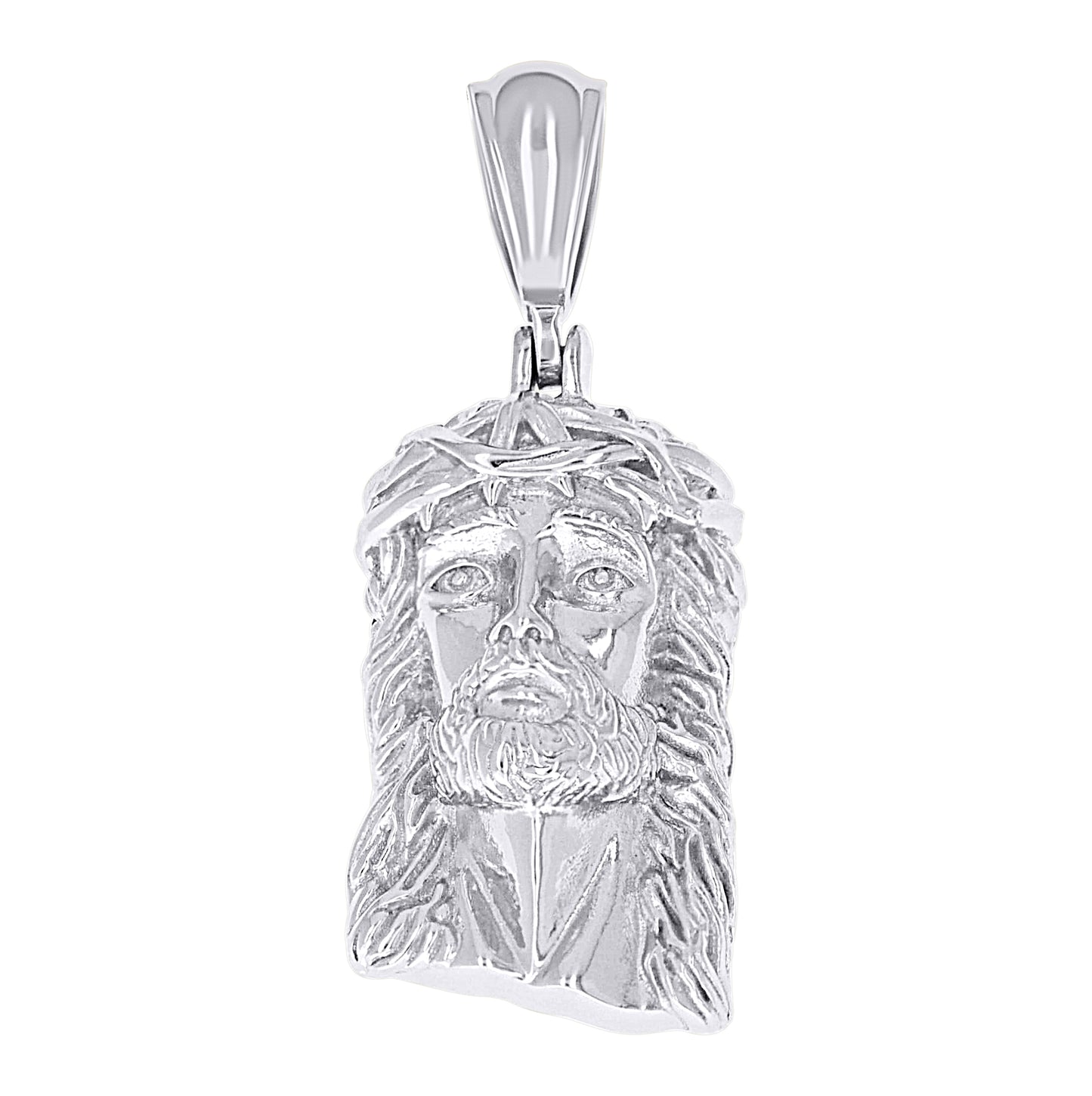 Sterling Silver Men Jesus Religious Charm Pendant – Elegant Jewelry Gift for Birthday, Anniversary, Engagement, Wedding