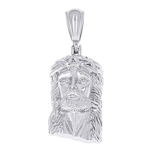 Sterling Silver Men Jesus Religious Charm Pendant – Elegant Jewelry Gift for Birthday, Anniversary, Engagement, Wedding