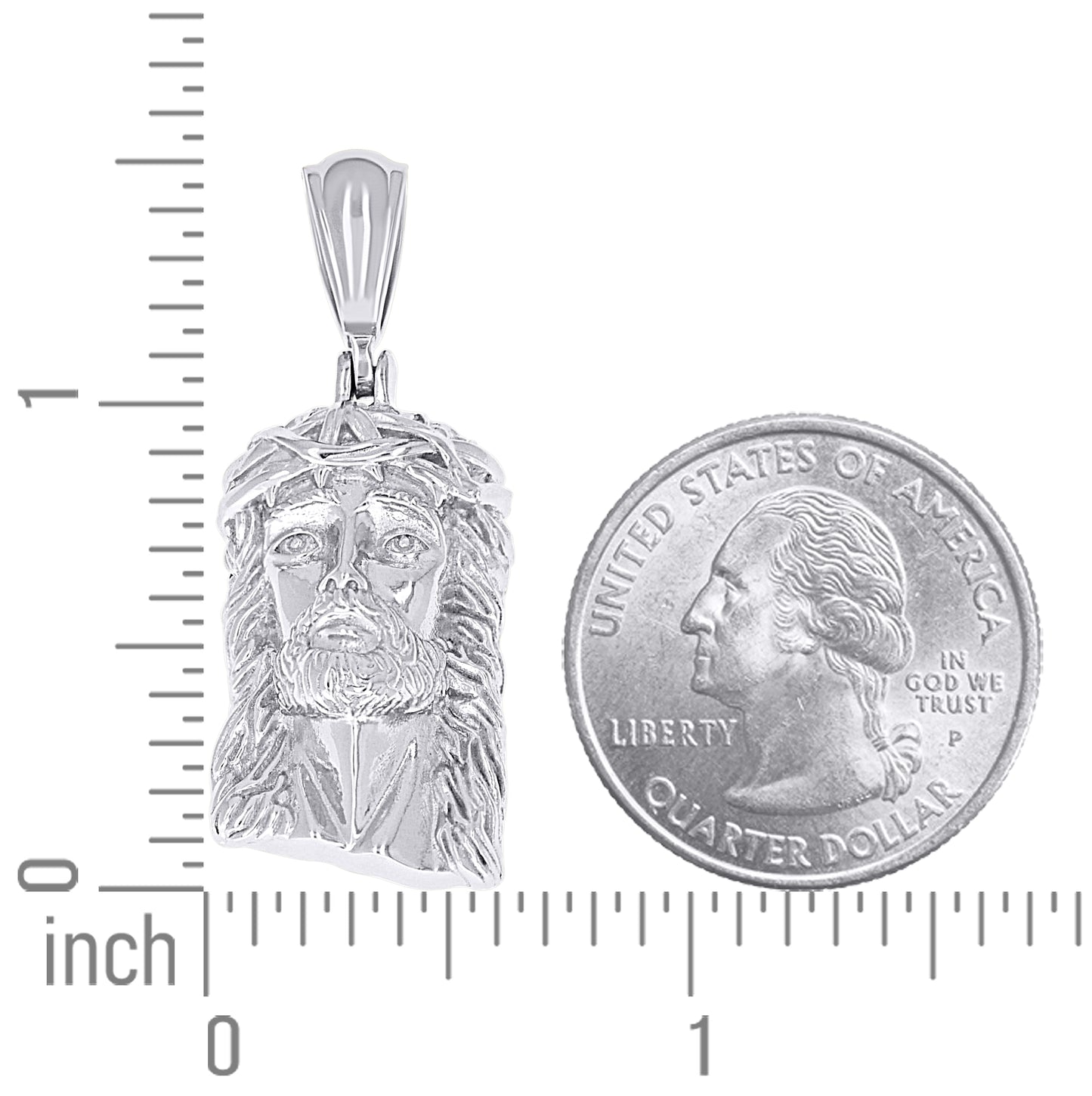 Sterling Silver Men Jesus Religious Charm Pendant – Elegant Jewelry Gift for Birthday, Anniversary, Engagement, Wedding