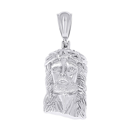 Sterling Silver Men Jesus Religious Charm Pendant – Elegant Jewelry Gift for Birthday, Anniversary, Engagement, Wedding