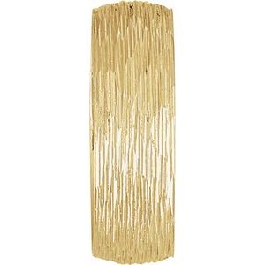 10K Yellow Or White Or Rose Gold Tree Bark-Inspired Comfort-Fit Flat Band