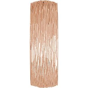 14K Yellow Or White Or Rose Gold Or Sterling Silver Or Platinum Tree Bark-Inspired Comfort-Fit Flat Band