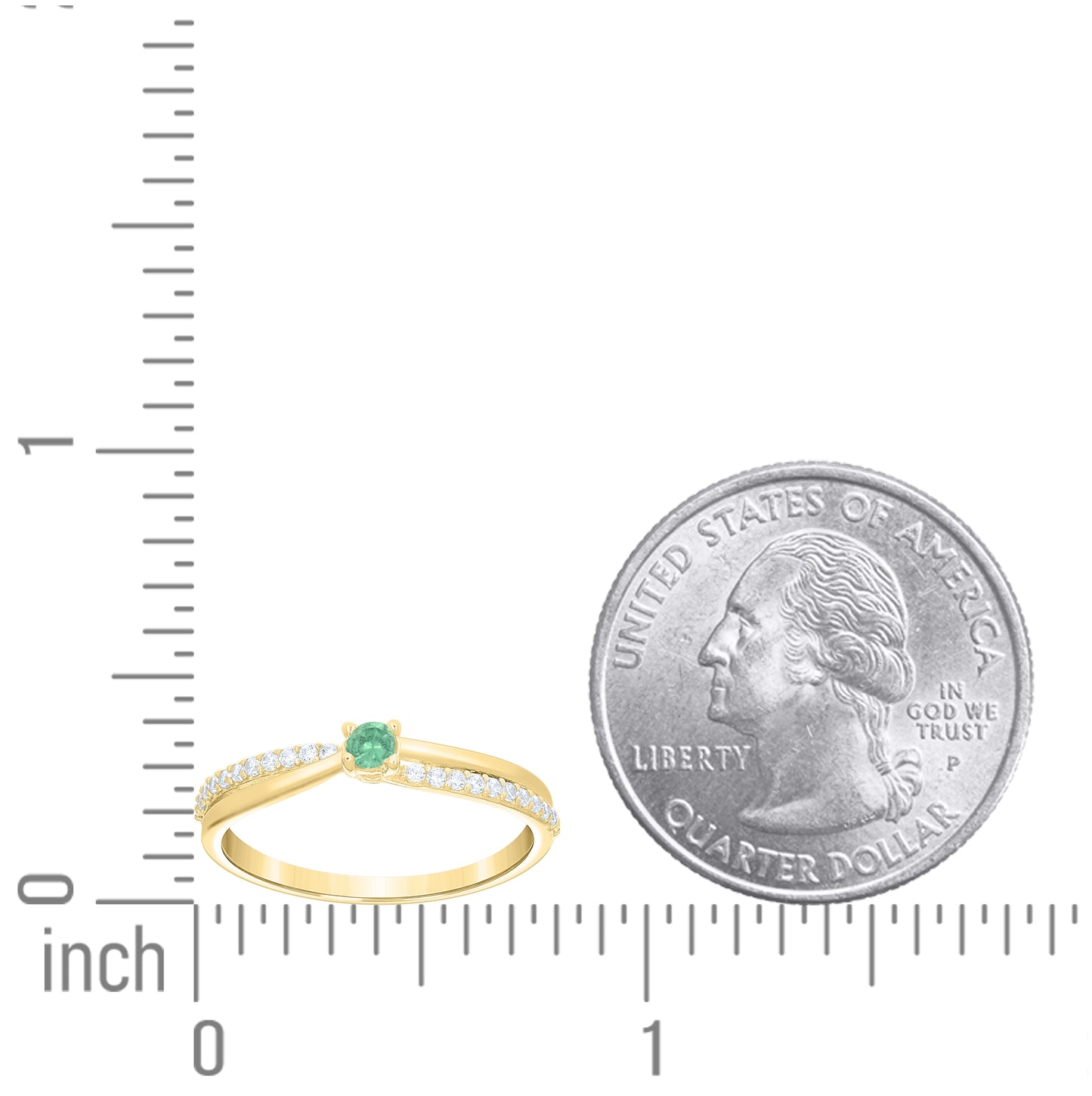 10kt Yellow Gold Womens Purple White Cubic-Zirconia Crossover Engagement Ring– Elegant Jewelry Gift for Birthday, Anniversary, Engagement, Wedding