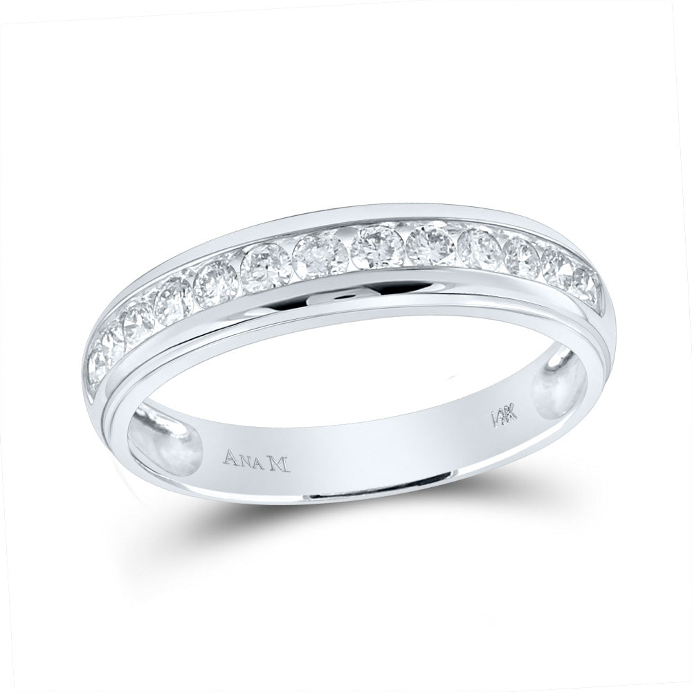 14K Yellow Or White Gold  His Hers Round Diamond Square Matching Wedding Set 1-3/4 Cttw, Womens Size: 5-10, Mens Size: 7-13