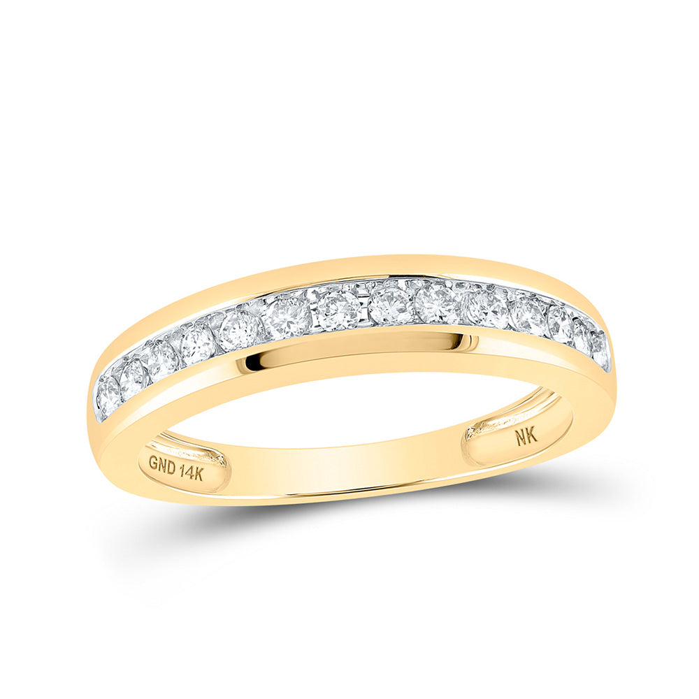 14K Yellow Or White Gold  His Hers Round Diamond Cluster Matching Wedding Set 1-1/2 Cttw, Womens Size: 5-10, Mens Size: 7-13