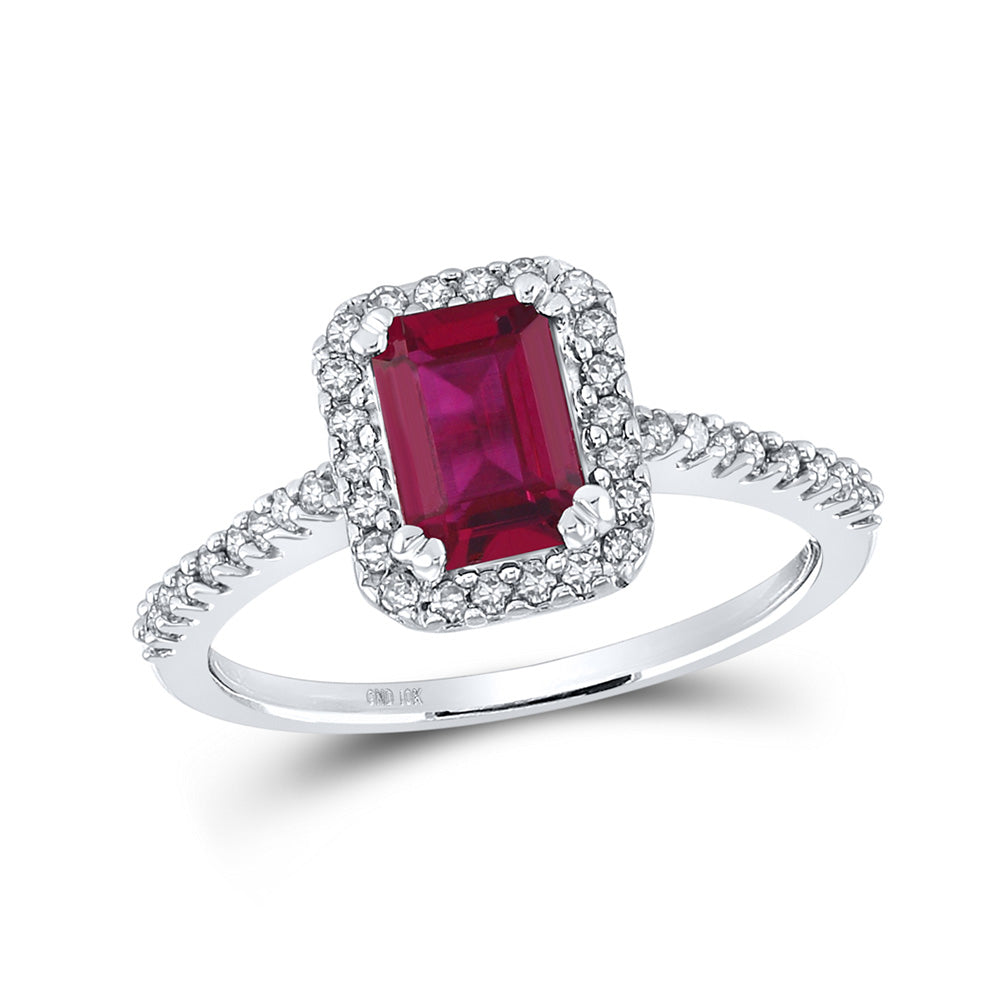 10K Yellow Or White Or Rose Gold Womens Synthetic Diamond Solitaire Ring, Womens Size: 5-10