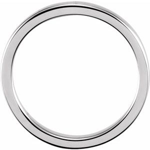 14K White Gold Stackable Band Size 8