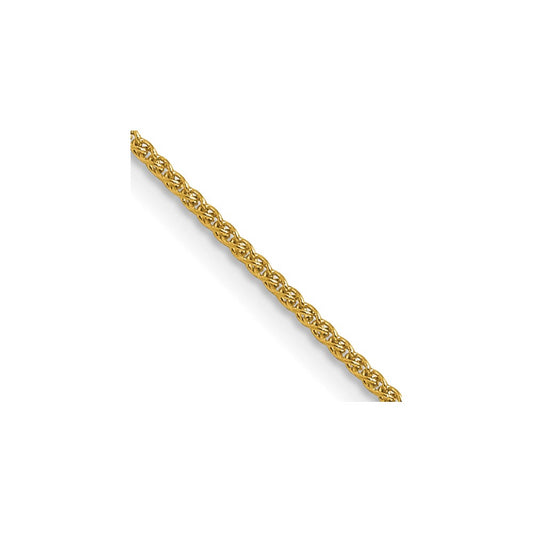 14K Yellow Gold .8mm Spiga Chain