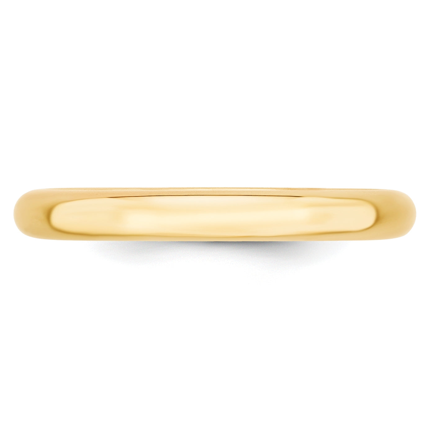 10k Yellow Gold 3mm Standard Weight Comfort Fit Wedding Band Size 4.5