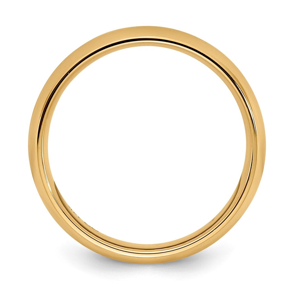 10k Yellow Or White Gold Standard Weight Comfort Fit Wedding Band
