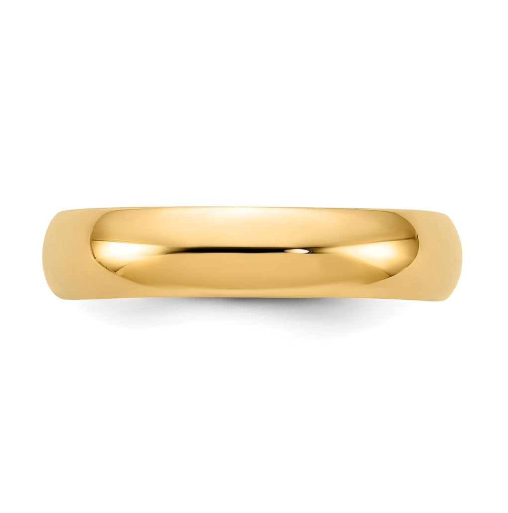 10k Yellow Or White Gold Standard Weight Comfort Fit Wedding Band