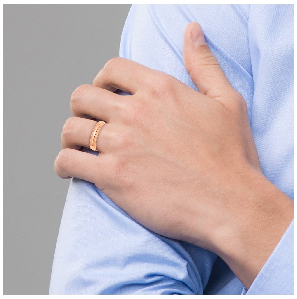 10k Yellow Or White Or Rose Gold Milgrain Half Round Wedding Band