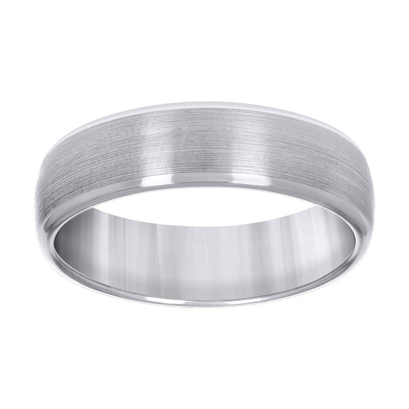 Tungsten Brushed Finish Mens Comfort-fit 7mm Sizes 7 - 14 Wedding Band