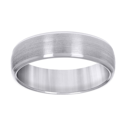 Tungsten Brushed Finish Mens Comfort-fit 7mm Sizes 7 - 14 Wedding Band