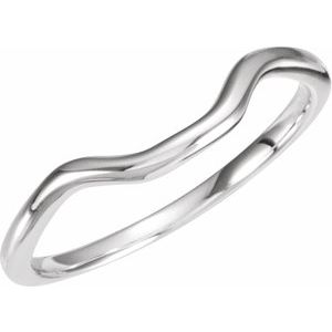 Continuum Sterling Silver Polished Matching Band Size 7