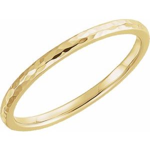 14K Yellow Or White Or Rose Gold Or Sterling Silver Or Platinum Comfort-Fit Half Round Band