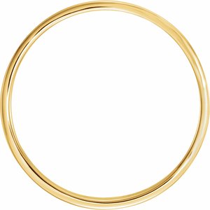 14K Yellow Or White Or Rose Gold Or Sterling Silver Or Platinum Flat Band