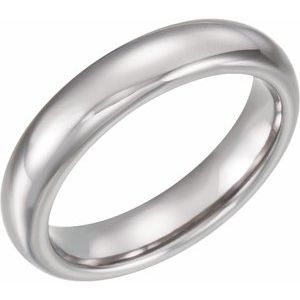 Tungsten Comfort-Fit Half Round Band