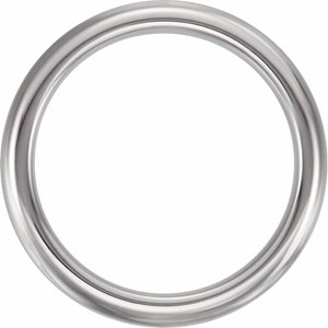 Tungsten Comfort-Fit Half Round Band