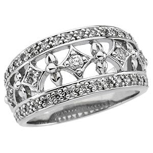 Platinum Round 2.2 Mm Polished 3/8 Ctw Natural Diamond Anniversary Band Size 7