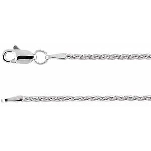 14K Yellow Gold Filled Or Rhodium-Plated Sterling Silver 1.5 Mm Lobster Clasp Polished Wheat Chain