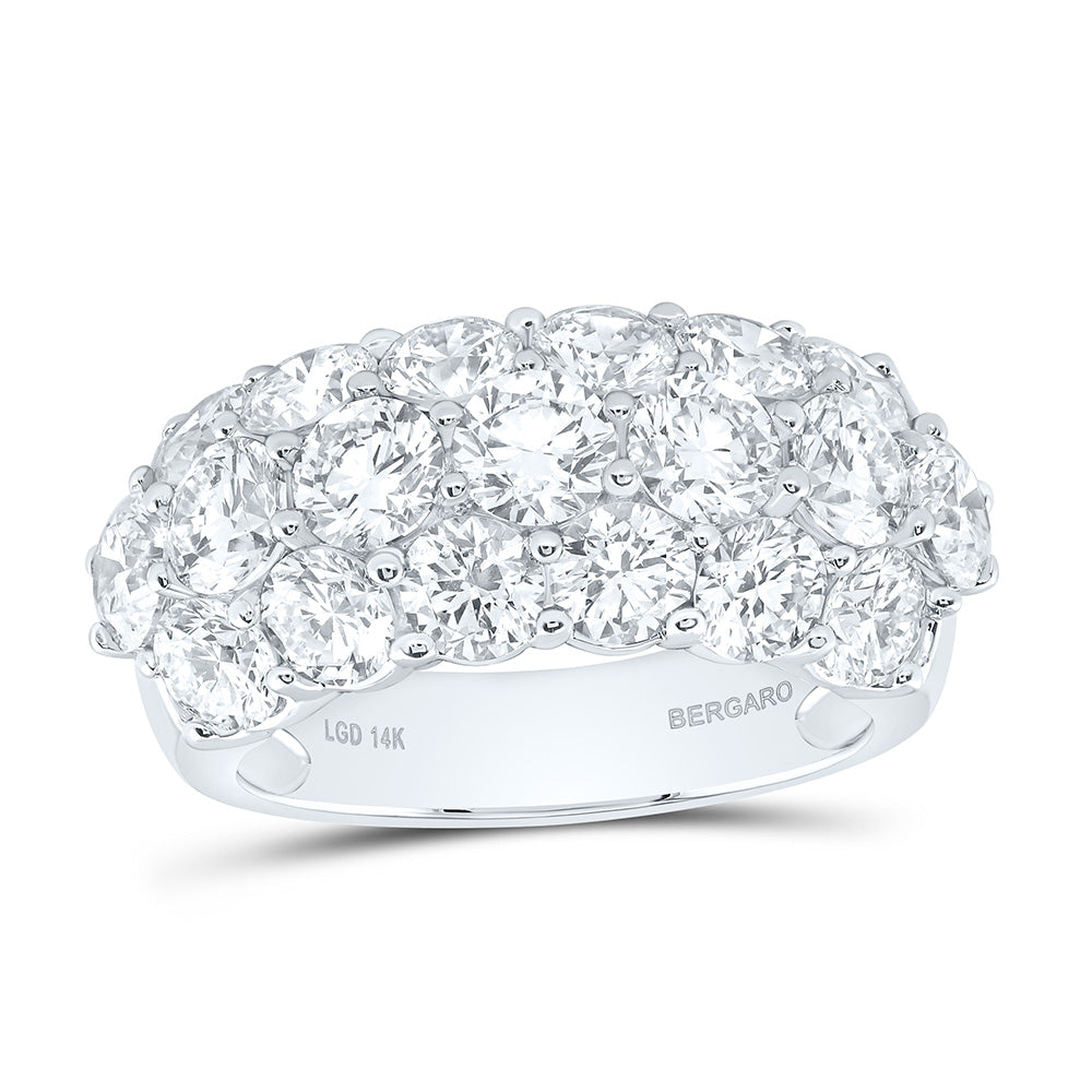 14K Yellow Or White Gold 5 1/3 Cttw Lab Grown Diamond Fashion Band