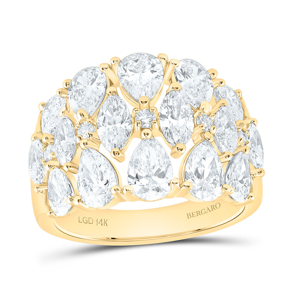 14K Yellow Or White Gold 4 Cttw Lab Grown Diamond Fashion Band
