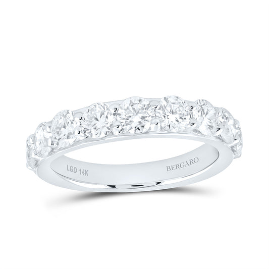 14K Yellow Or White Gold 2 Cttw Lab Grown Diamond Fashion Band