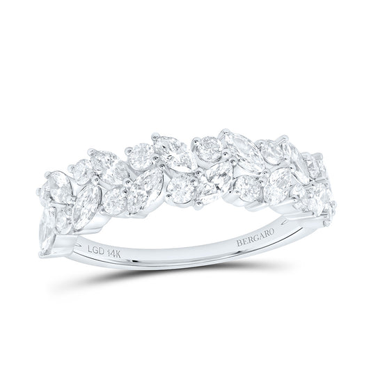 14K Yellow Or White Gold 1 Cttw Lab Grown Diamond Fashion Band