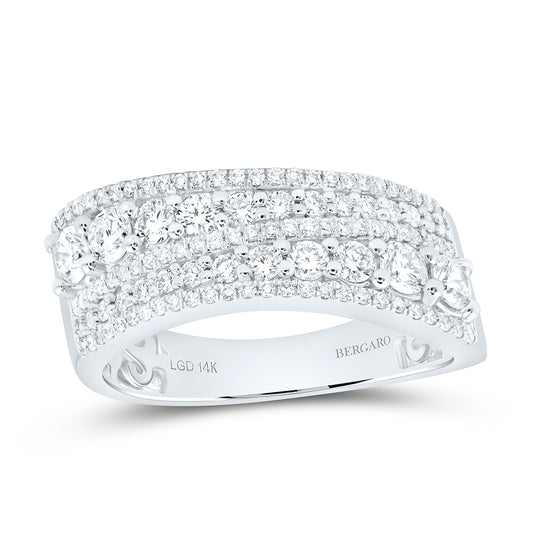 14K Yellow Or White Gold 1 Cttw Lab Grown Diamond Fashion Band