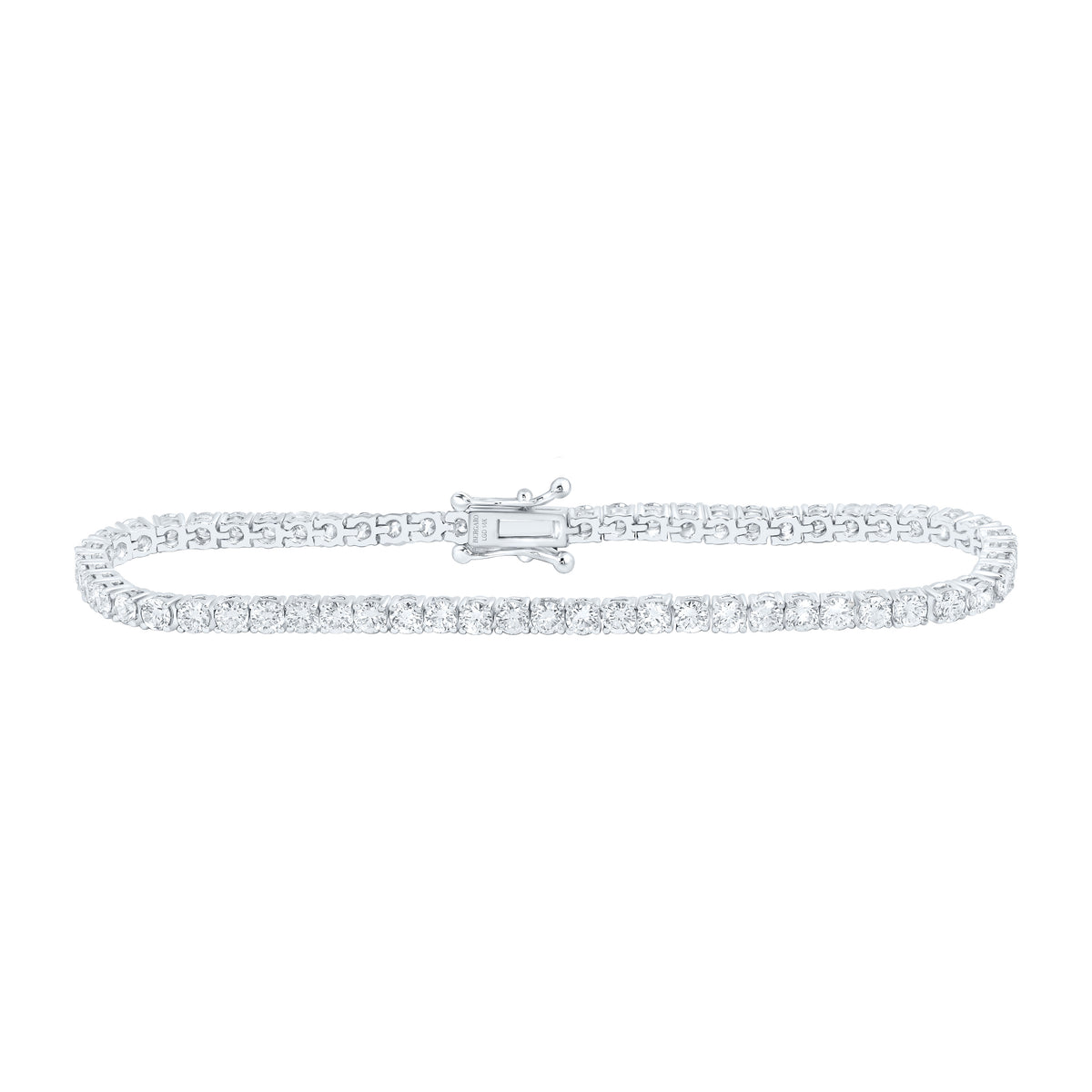 14K Yellow Or White Gold 5 Cttw Lab Grown Diamond Fashion Round Bracelet (7 Inch)
