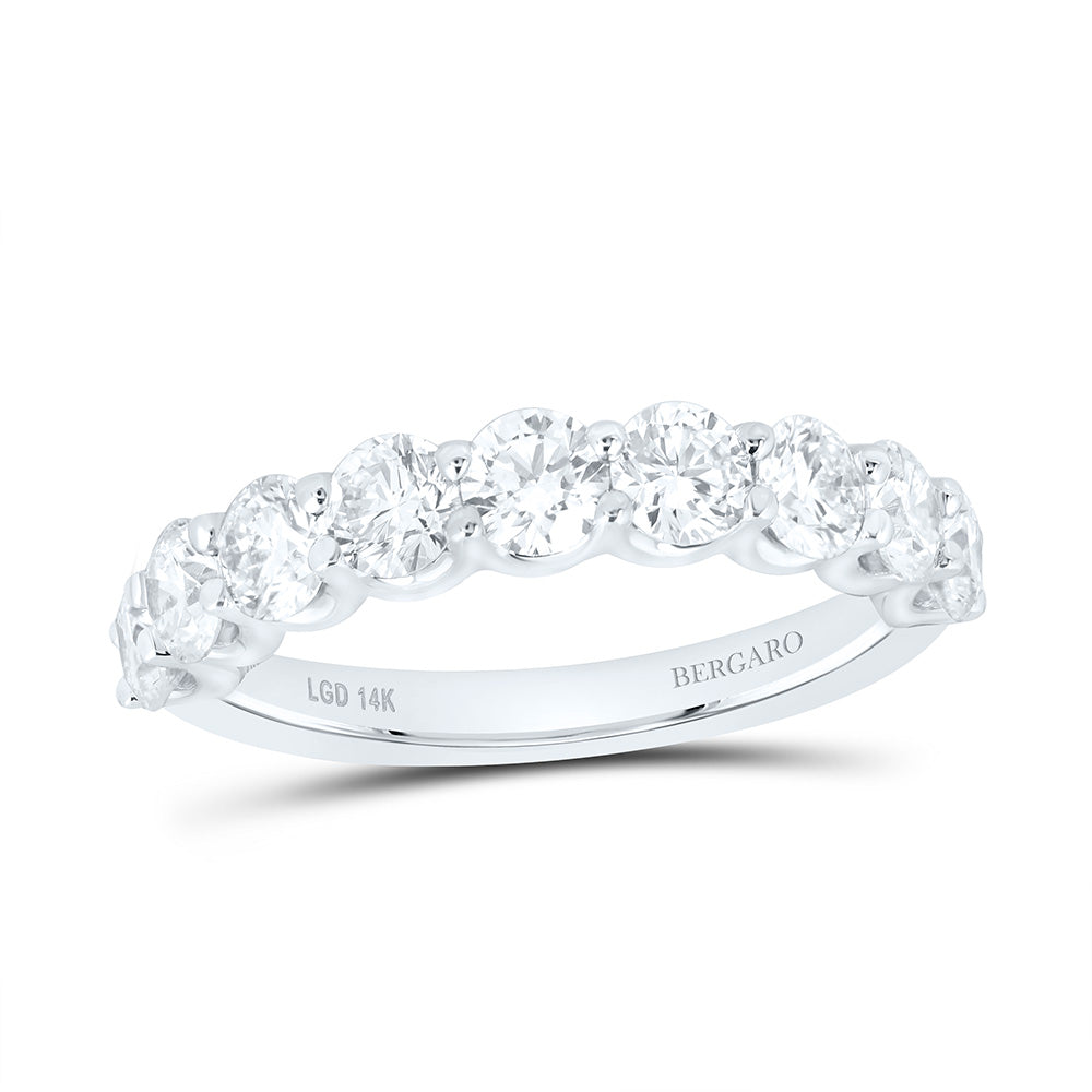 14K Yellow Or White Gold 2 Cttw Lab Grown Diamond Fashion Band