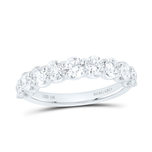 14K Yellow Or White Gold 2 Cttw Lab Grown Diamond Fashion Band
