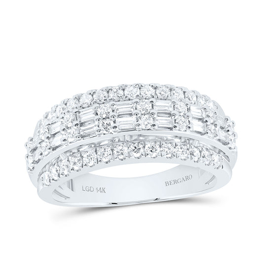 14K Yellow Or White Gold 1 Cttw Lab Grown Diamond Fashion Band