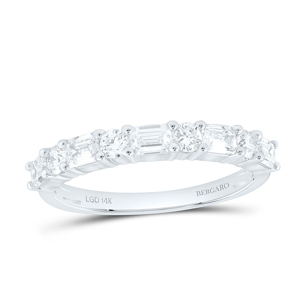 14K Yellow Or White Gold 1 Cttw Lab Grown Diamond Fashion Band