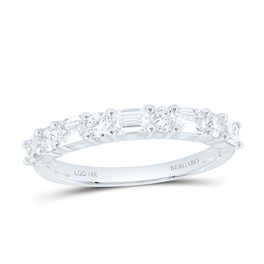 14K Yellow Or White Gold 1 Cttw Lab Grown Diamond Fashion Band