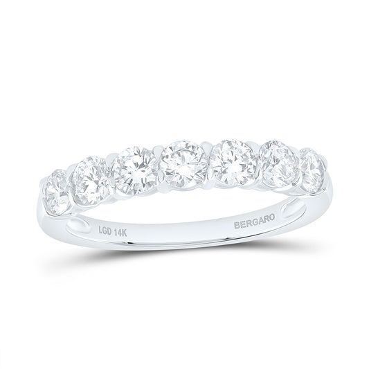 14K Yellow Or White Gold 1 Cttw Lab Grown Diamond Fashion Band