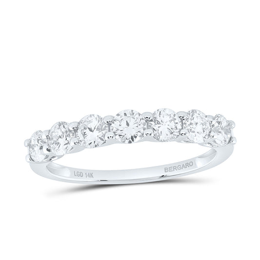 14K Yellow Or White Gold 1 Cttw Lab Grown Diamond Ladies Band