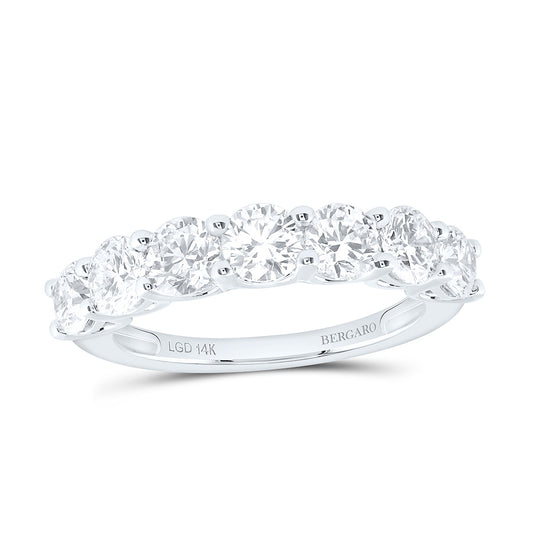 14K Yellow Or White Gold 2 Cttw Lab Grown Diamond Ladies Band