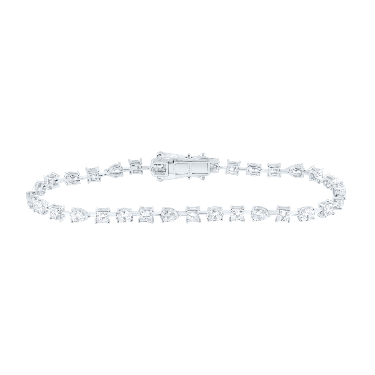14K Yellow Or White Gold 4 3/4 Cttw Lab Grown Diamond Fashion Bracelet (7 Inch)