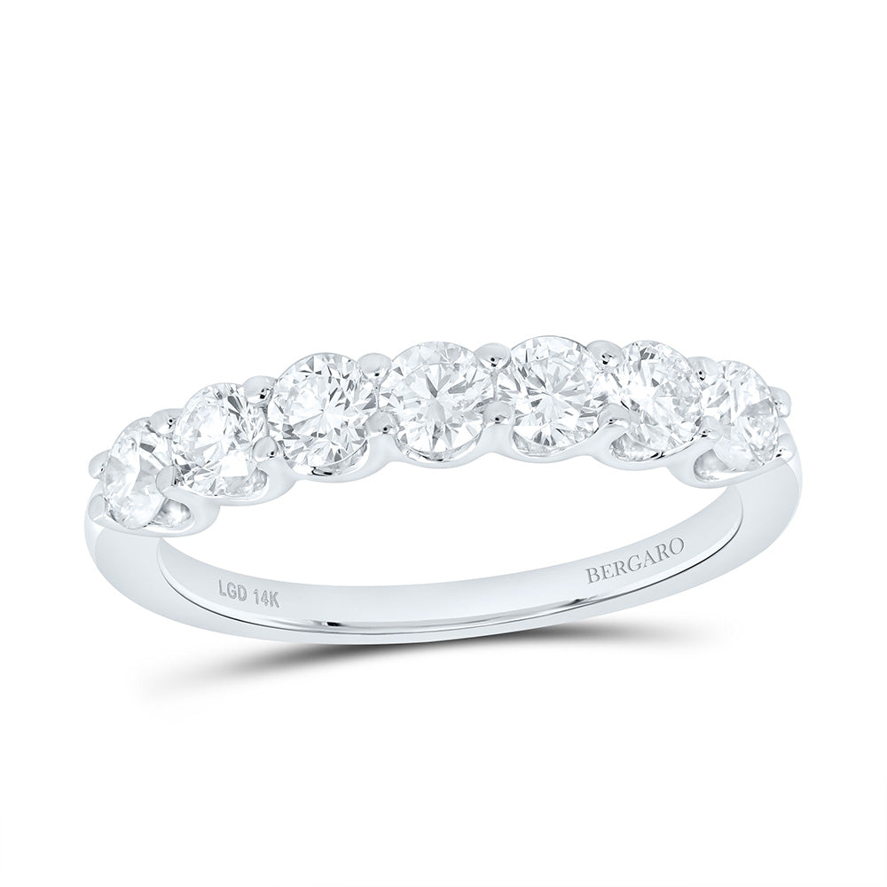 14K Yellow Or White Gold 1 Cttw Lab Grown Diamond Ladies Band