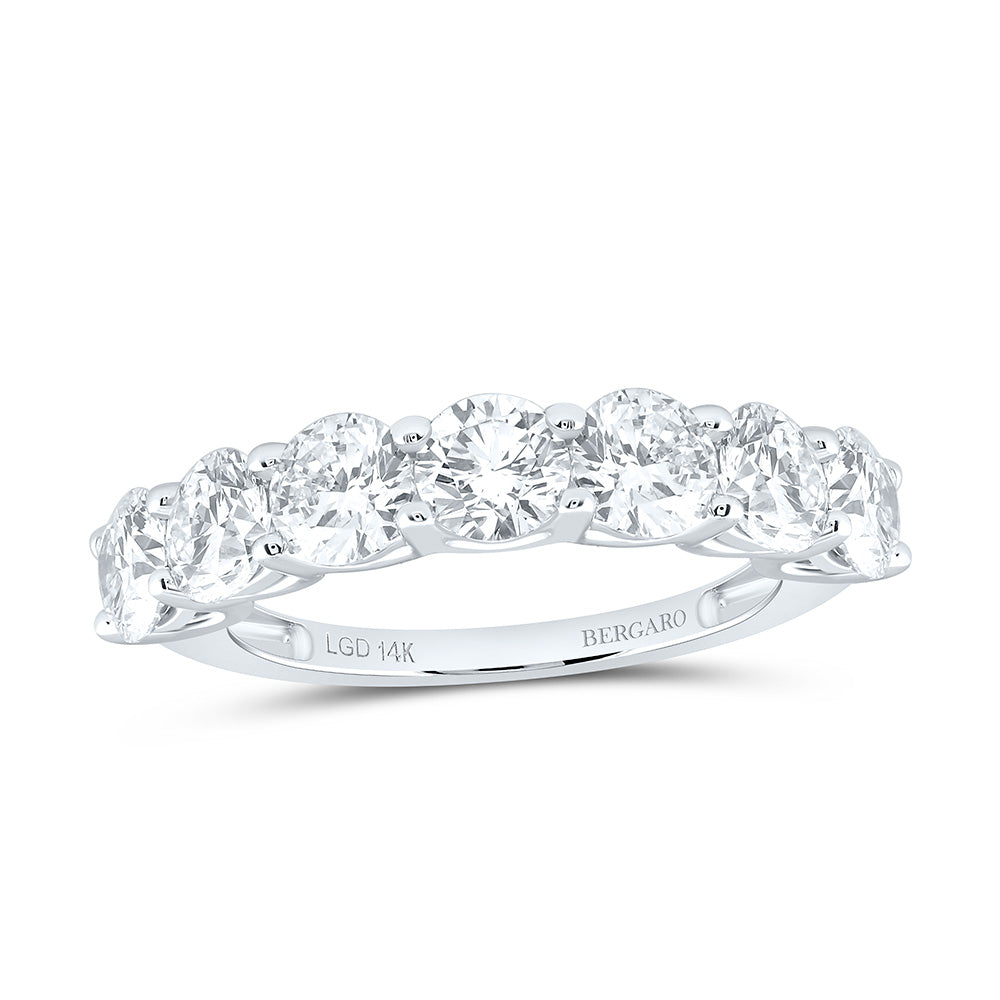14K Yellow Or White Gold 3 Cttw Lab Grown Diamond Ladies Band