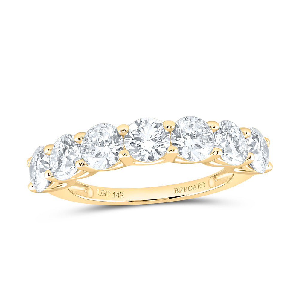 14K Yellow Or White Gold 3 Cttw Lab Grown Diamond Ladies Band
