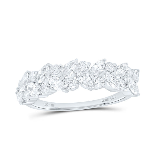 14K Yellow Or White Gold 1 Cttw Lab Grown Diamond Fashion Band