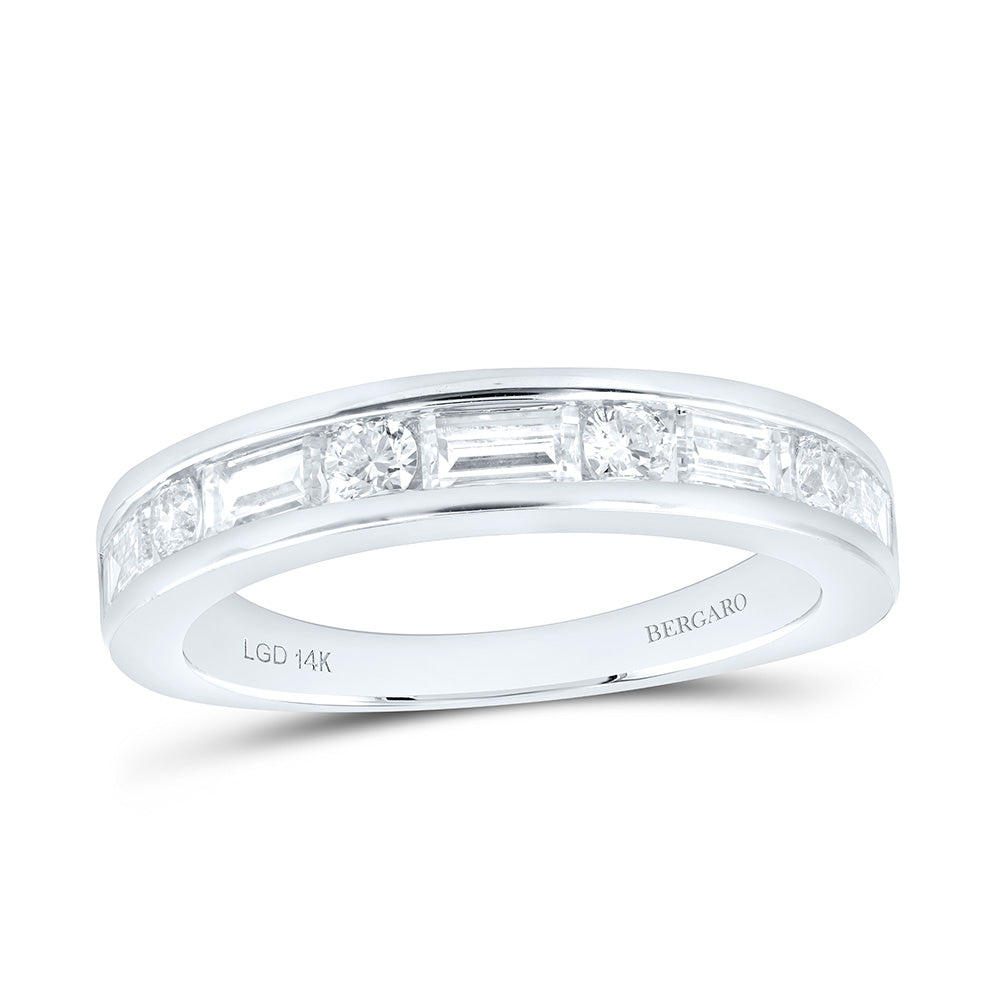 14K Yellow Or White Gold 1 Cttw Lab Grown Diamond Fashion Band