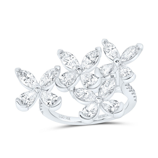 14K Yellow Or White Gold 2 3/8 Cttw Lab Grown Diamond Fashion Ring