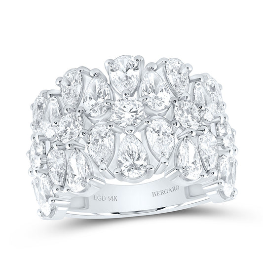 14K Yellow Or White Gold 4 3/4 Cttw Lab Grown Diamond Fashion Band