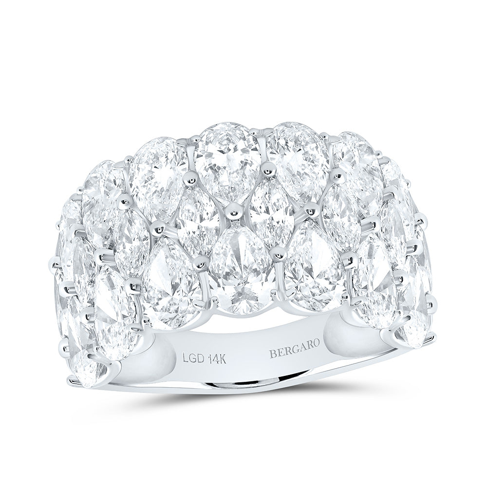 14K Yellow Or White Gold 5 Cttw Lab Grown Diamond Fashion Band