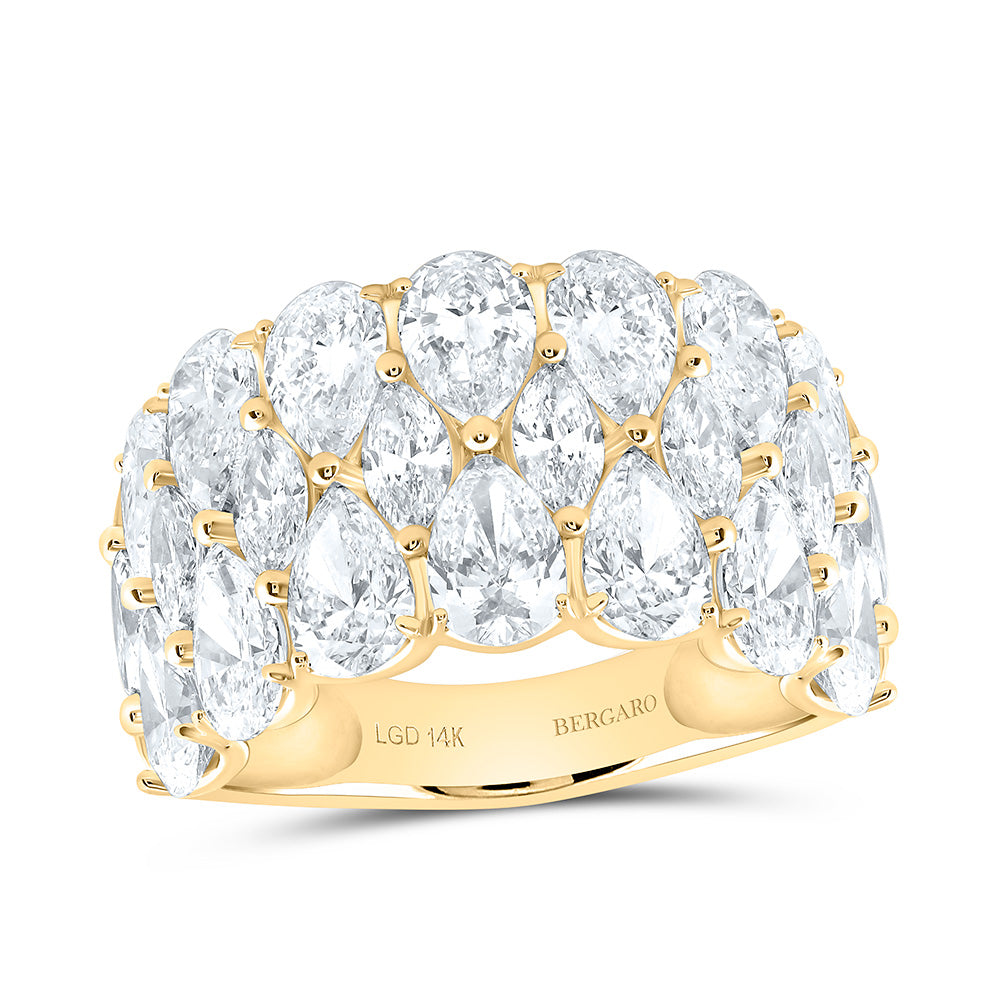 14K Yellow Or White Gold 5 Cttw Lab Grown Diamond Fashion Band